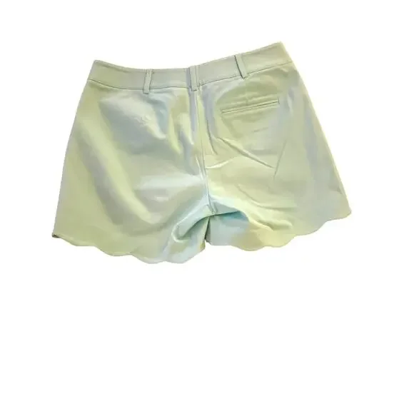 J.McLaughlin Scalloped Hem Mint Green Shorts - Size 6 - Picture 6 of 11